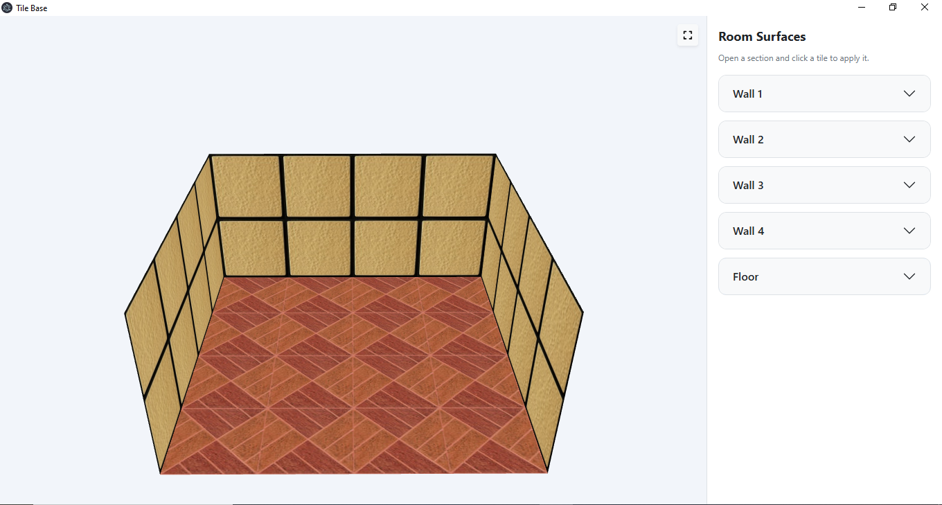 TileBase 3D Room Visualizer